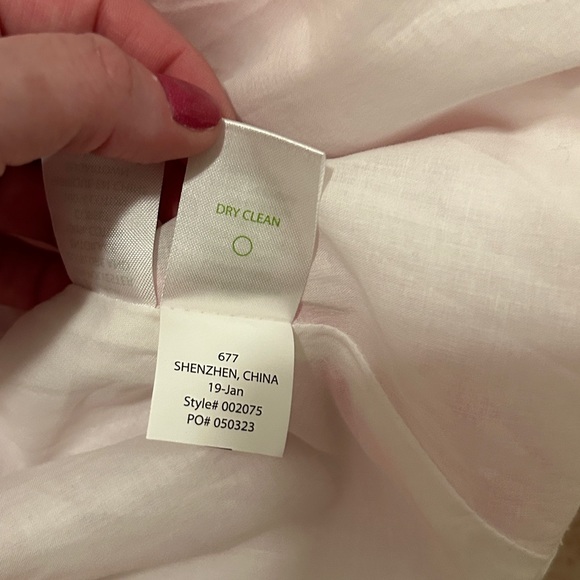 Lilly Pulitzer Sienna Strapless Dress Resort White Caliente Size 6 - Picture 9 of 10